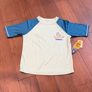 Surf Zone Kids' Short Sleeve Rash guard 10/12 NWT